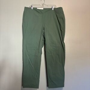 NWT ZeroXposur Women’s Stretch Lined Pull-on Pants Green Size XXL Outdoor
